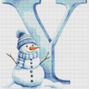 Y Cross Stitch Pattern