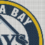 Baseball Tampa Bay Rays Cross Stitch Pattern***L@@K***$2.95Buyers Can Download Your Pattern As Soon As They Complete The Purchase