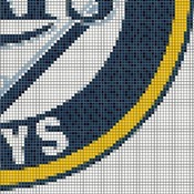 Baseball Tampa Bay Rays Cross Stitch Pattern***L@@K***$2.95Buyers Can Download Your Pattern As Soon As They Complete The Purchase