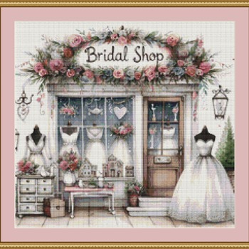 Bridal Shop 1 Cross Stitch Pattern