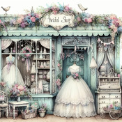 Bridal Shop 2 Cross Stitch Pattern