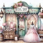 Bridal Shop 3 Cross Stitch Pattern