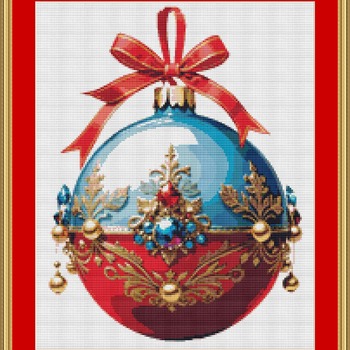 Christmas Bauble 2 Cross Stitch Pattern
