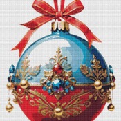 Christmas Bauble 2 Cross Stitch Pattern