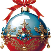 Christmas Bauble 2 Cross Stitch Pattern