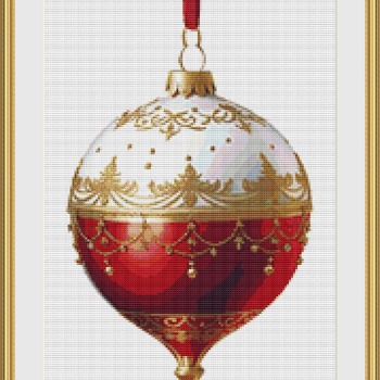Christmas Bauble 3 Cross Stitch Pattern