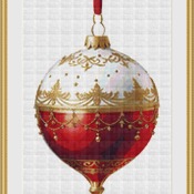 Christmas Bauble 3 Cross Stitch Pattern