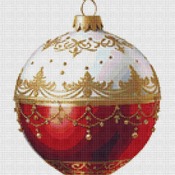 Christmas Bauble 3 Cross Stitch Pattern