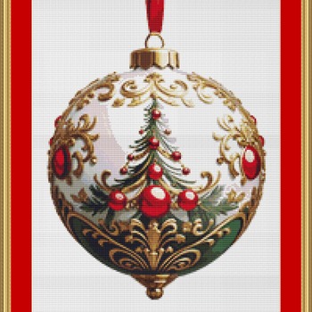 Christmas Bauble 4 Cross Stitch Pattern