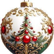Christmas Bauble 4 Cross Stitch Pattern