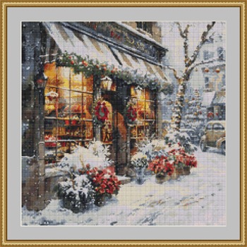 Christmas Shop  1 Cross Stitch Pattern