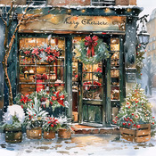 Christmas Shop 2 Cross Stitch Pattern