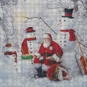 Christmas Snowy Friends Cross Stitch Pattern***L@@K***$2.95 Buyers Can Download Your Pattern As Soon As They Complete The Purchase