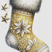 Christmas Stocking 1 Cross Stitch Pattern