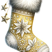 Christmas Stocking 1 Cross Stitch Pattern