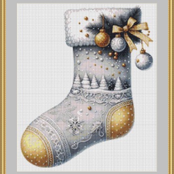 Christmas Stocking 2 Cross Stitch Pattern