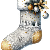 Christmas Stocking 2 Cross Stitch Pattern