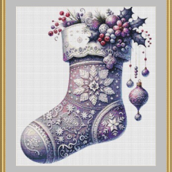 Christmas Stocking 3 Cross Stitch Pattern