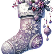 Christmas Stocking 3 Cross Stitch Pattern