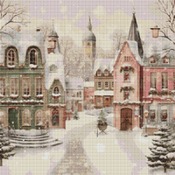 Christmas Village 2 Cross Stitch Pattern