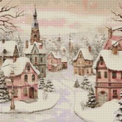 Christmas Village 3 Cross Stitch Pattern