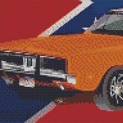 DUKE'S OF HAZZARD Cross Stitch Pattern *** L@@K *** Buyers Can Download Your Pattern As Soon As They Complete The Purchase