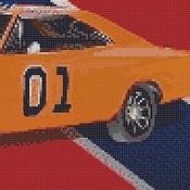 DUKE'S OF HAZZARD Cross Stitch Pattern *** L@@K *** Buyers Can Download Your Pattern As Soon As They Complete The Purchase