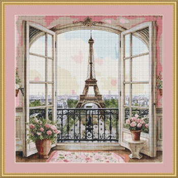 Eiffel Tower 1 Cross Stitch Pattern