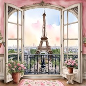 Eiffel Tower 1 Cross Stitch Pattern
