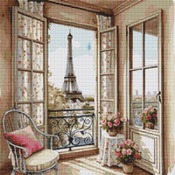 Eiffel Tower 3 Cross Stitch Pattern