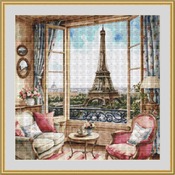 Eiffel Tower 3 Cross Stitch Pattern