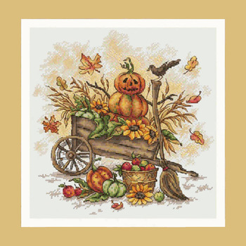 Fall Pumpkins Cross Stitch Pattern***L@@K***$2.95 Buyers Can Download Your Pattern As Soon As They Complete The Purchase