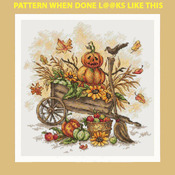 Fall Pumpkins Cross Stitch Pattern***L@@K***$2.95 Buyers Can Download Your Pattern As Soon As They Complete The Purchase