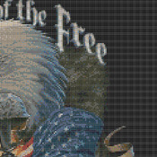 Home Of The Brave Cross Stitch Pattern***L@@K***Buyers Can Download Your Pattern As Soon As They Complete The Purchase