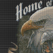 Home Of The Brave Cross Stitch Pattern***L@@K***Buyers Can Download Your Pattern As Soon As They Complete The Purchase