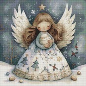 Quirky Angel 3 Cross Stitch Pattern