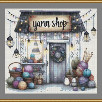 Yarn Shop 1 Cross Stitch Pattern
