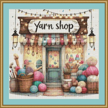 Yarn Shop 1 Cross Stitch Pattern