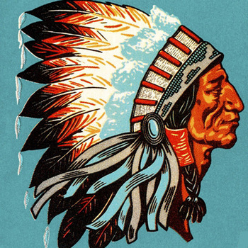American Indian Chief Cross Stitch Pattern***L@@K*** ( ONLY 1 LEFT )