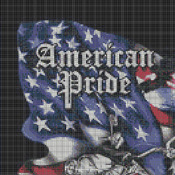 American Pride MotorCycle Cross Stitch Pattern***LOOK***Buyers Can Download Your Pattern As Soon As They Complete The Purchase