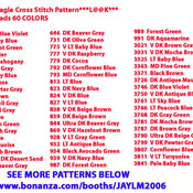 Autumn Eagle Cross Stitch Pattern***L@@K***
