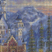 Autumn Mist Castle Cross Stitch Pattern***LOOK***Buyers Can Download Your Pattern As Soon As They Complete The Purchase
