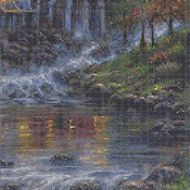 Autumn Mist Castle Cross Stitch Pattern***LOOK***Buyers Can Download Your Pattern As Soon As They Complete The Purchase