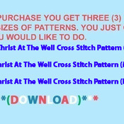Christ At The Well Cross Stitch Pattern***L@@K*** Buyers Can Download Your Pattern As Soon As They Complete The Purchase