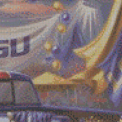 LSU Tigers Tailgate Cross Stitch Pattern***LOOK***