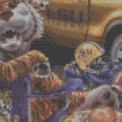 LSU Tigers Tailgate Cross Stitch Pattern***LOOK***