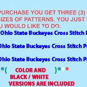 Ohio State Buckeyes TaiLgate Cross Stitch Pattern***L@@K***