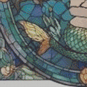 Stainglass Mermaid Cross Stitch Pattern***L@@K*** Buyers Can Download Your Pattern As Soon As They Complete The Purchase