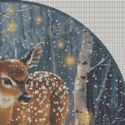 Doe And Fawn Cross Stitch Pattern***L@@K***