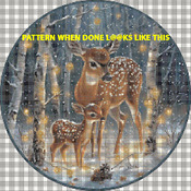 Doe And Fawn Cross Stitch Pattern***L@@K***